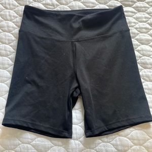 Black biker shorts from Jockey